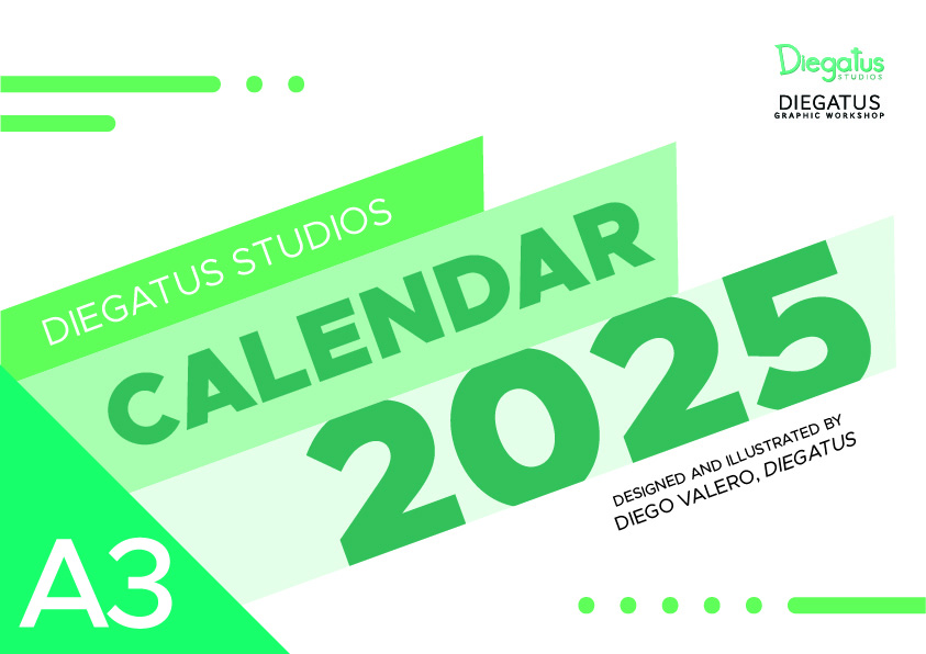 Calendario Diegatus Studios Calendar 2025 (A3)